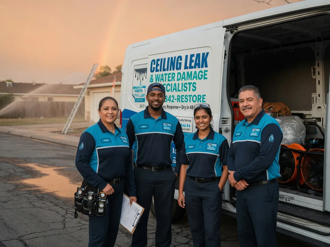 Ceiling Leak Cleanup company in Trumbauersville, PA