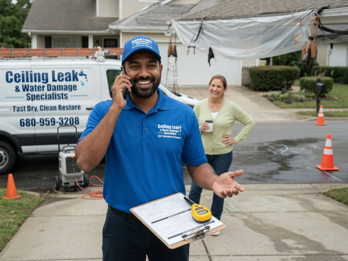 Ceiling Leak Cleanup Trumbauersville, PA FAQs